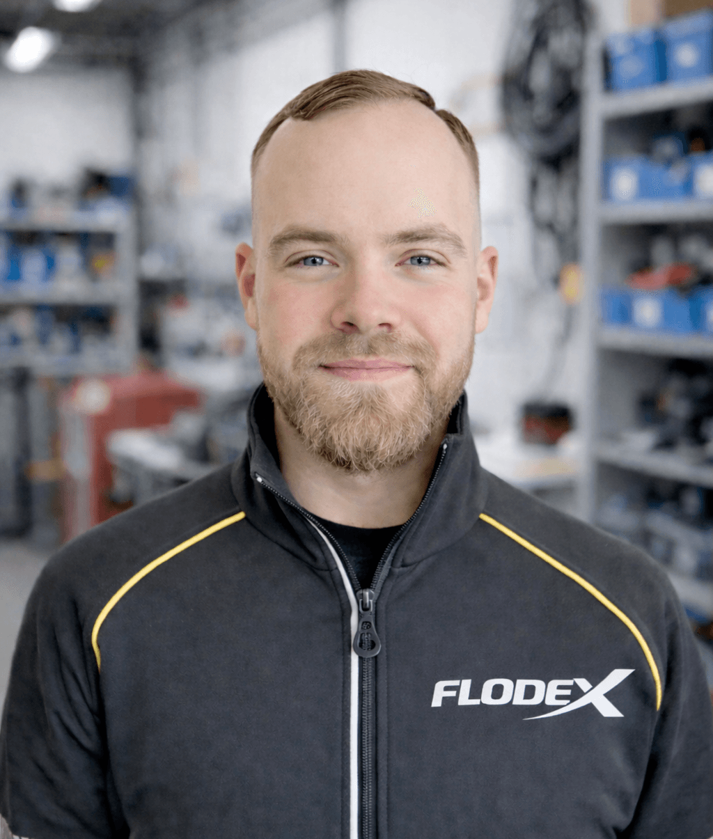 Filip Flodén, Arbetsledare på Flodex